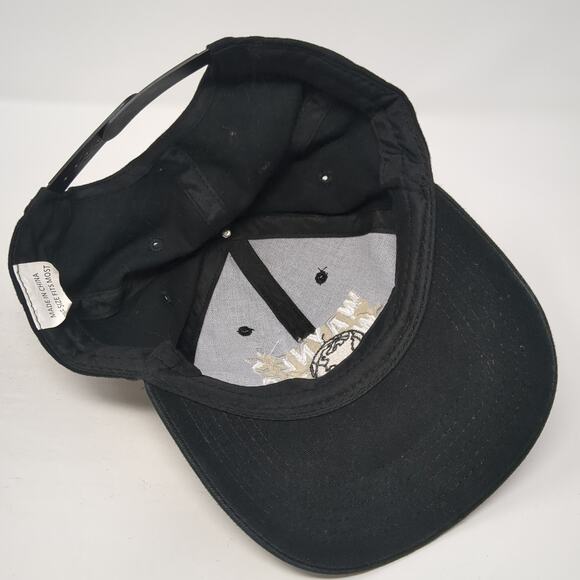 Wayne's World Snapback Cap Black One Size Adjustable Embroidered Vented Holes - Picture 7 of 9